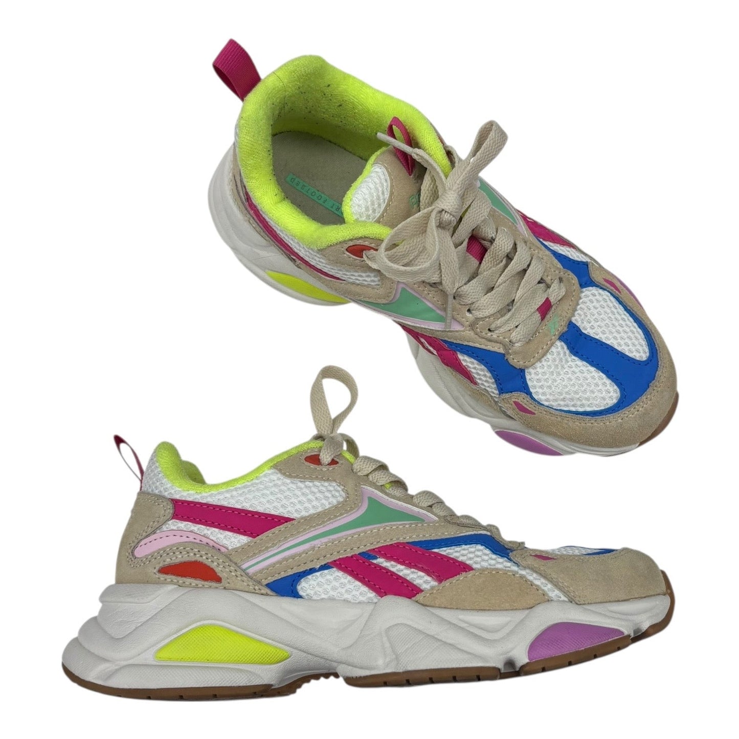 Shoes Sneakers Platform By Reebok In Cream, Size:8