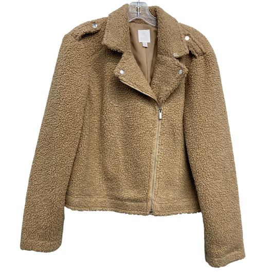 Jacket Fleece By Lc Lauren Conrad In Brown, Size:L