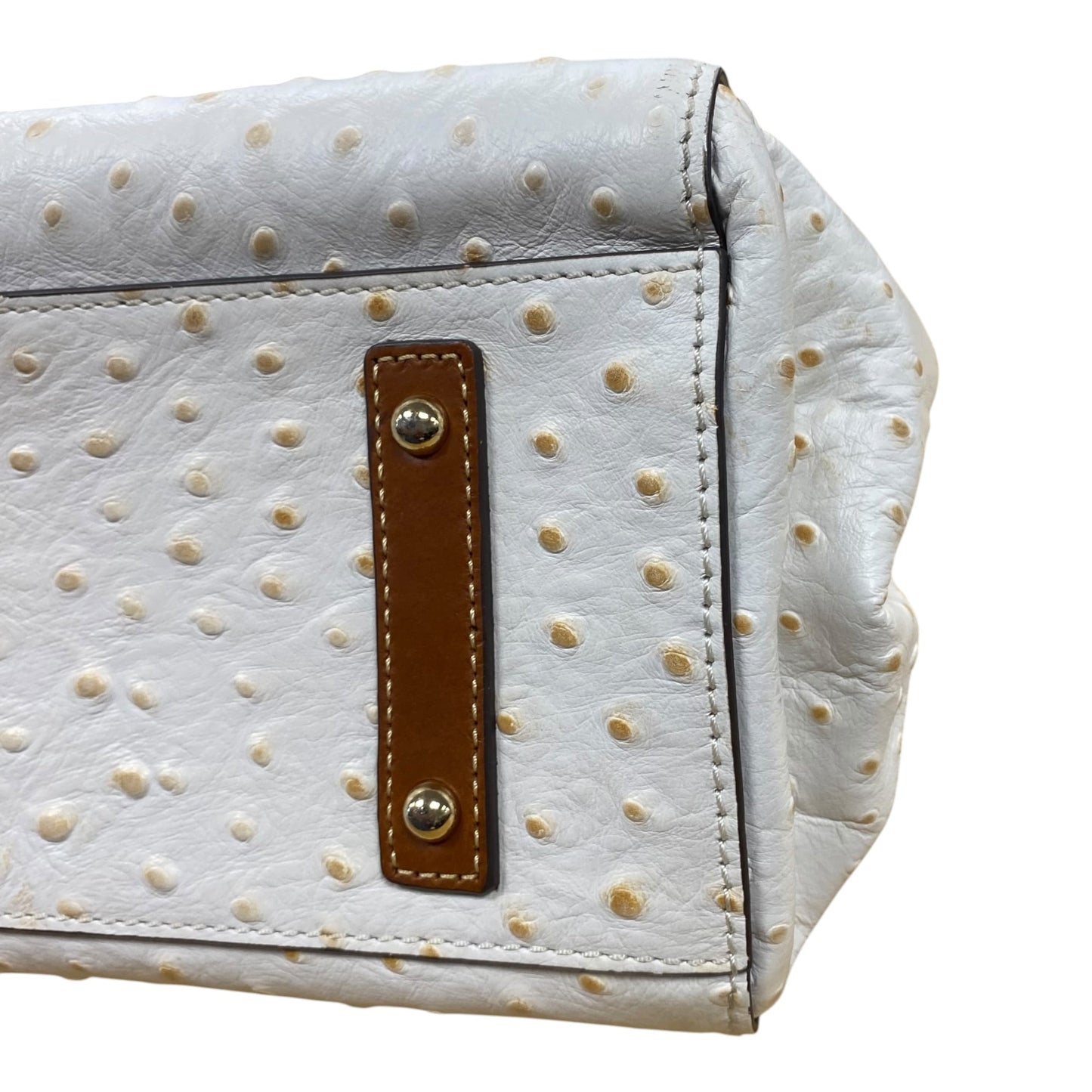 Handbag Designer By Dooney And Bourke In White, Size:Large