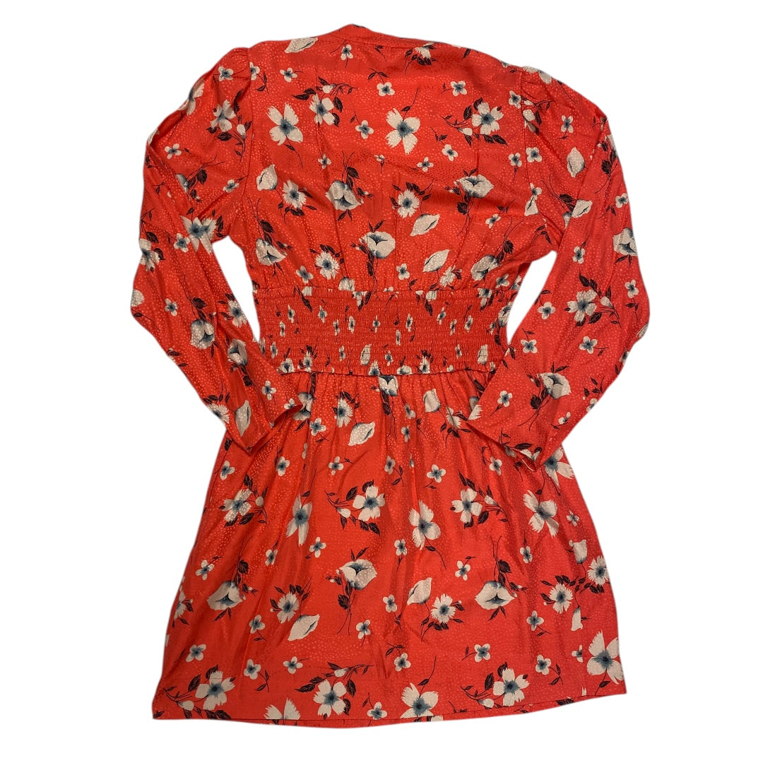 Dress Party Midi By Rebecca Taylor In Red, Size:14