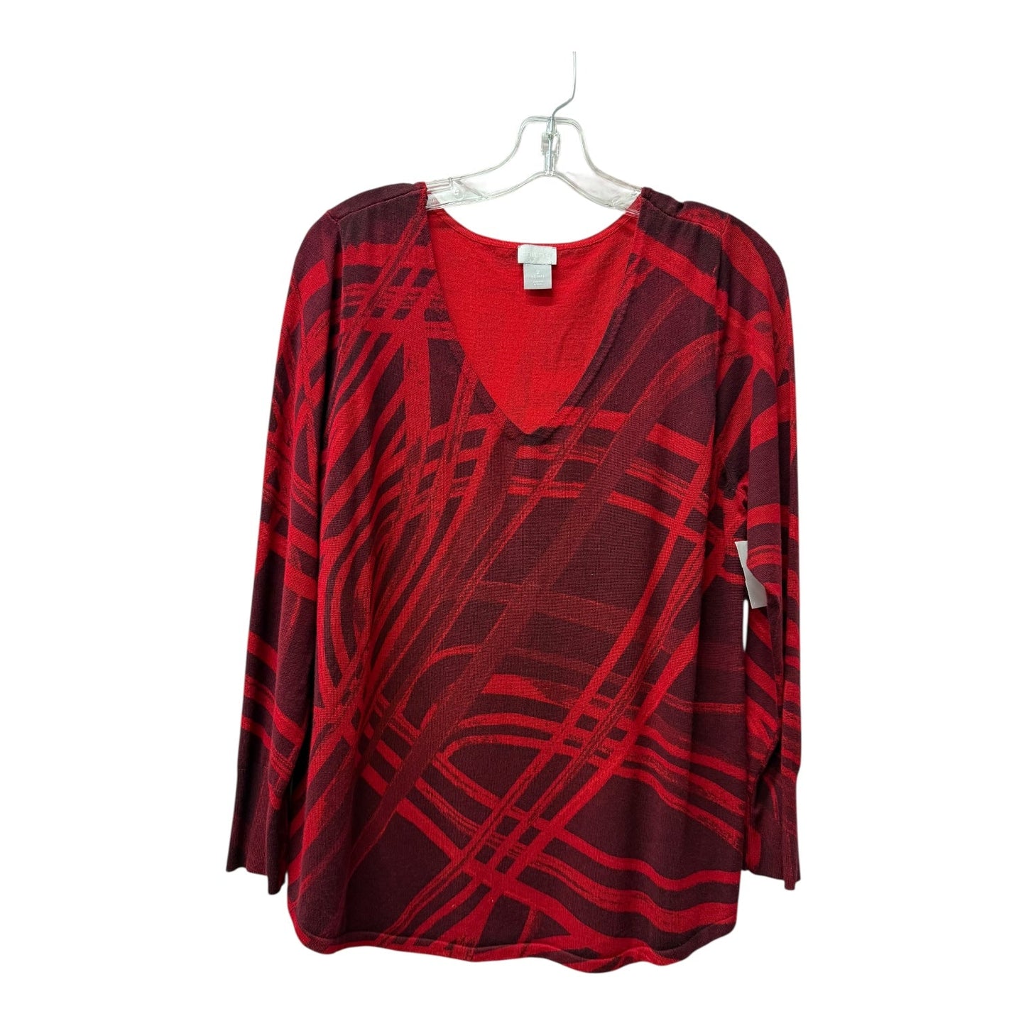 Top Ls By Chicos In Red, Size:L