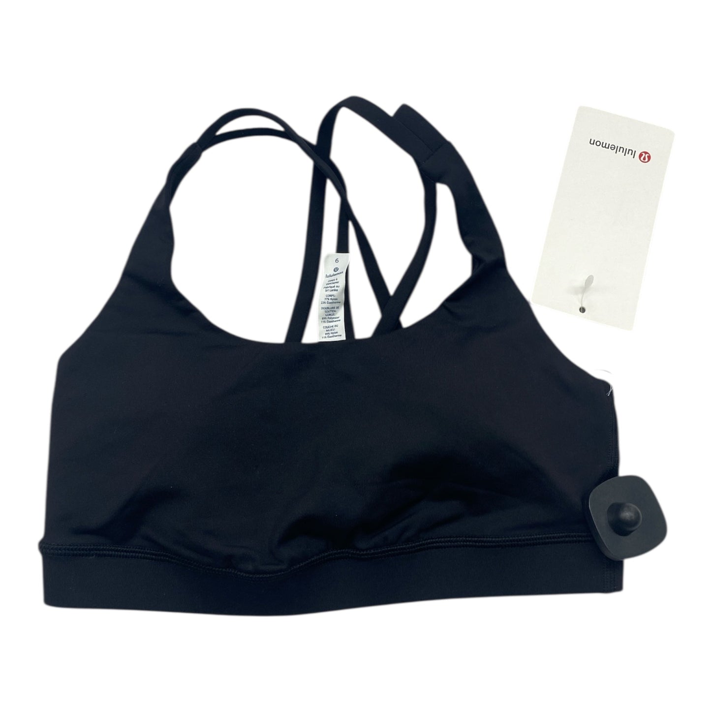 Athletic Bra By Lululemon In Black, Size:6