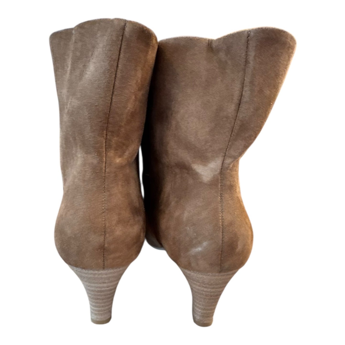 Boots Ankle Heels By Universal Thread In Brown, Size:8.5