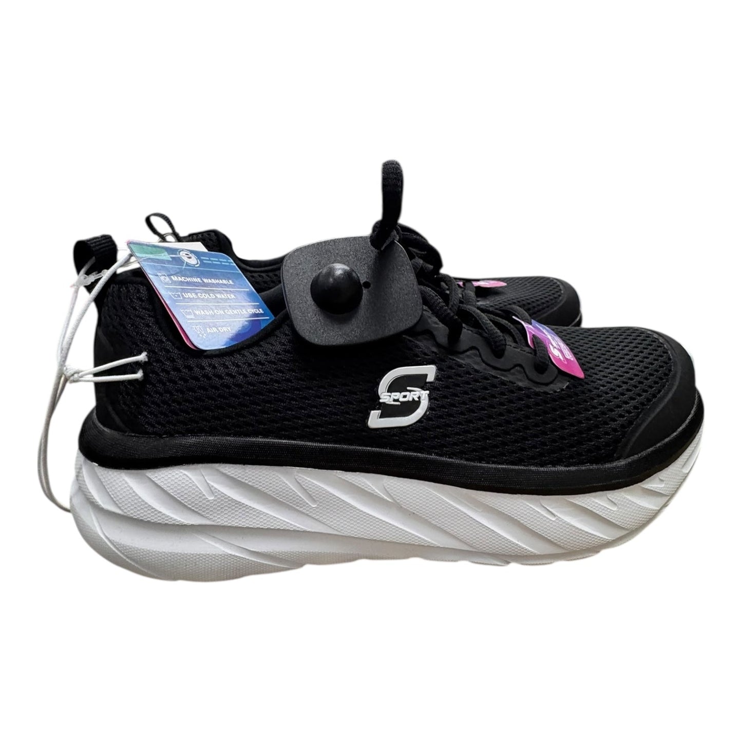 Shoes Athletic By Skechers In Black & White, Size:7.5
