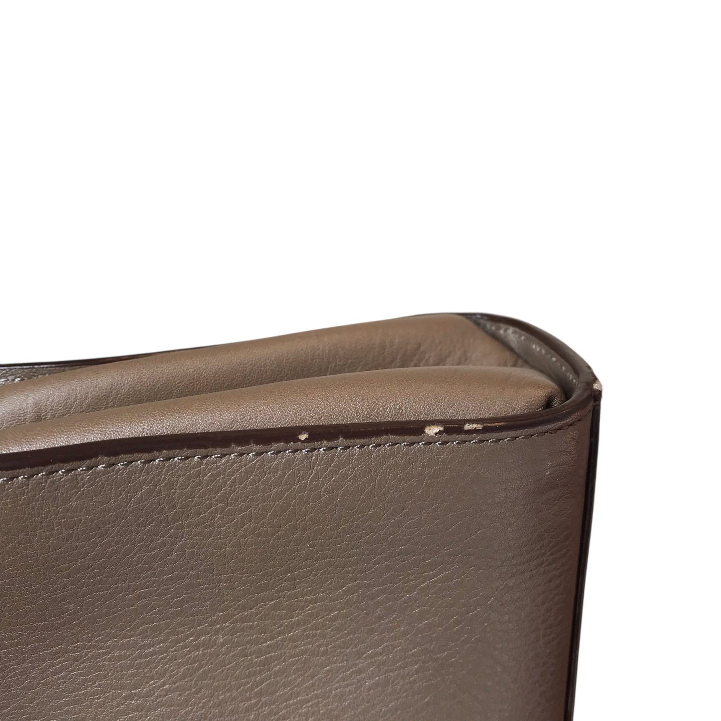 Clutch Designer By Coach In Taupe, Size:Medium