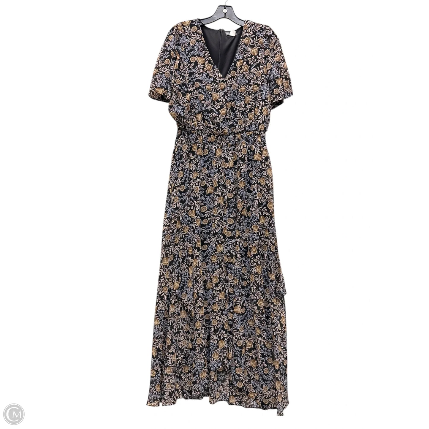Dress Casual Maxi By Vince Camuto In Floral Print, Size: L