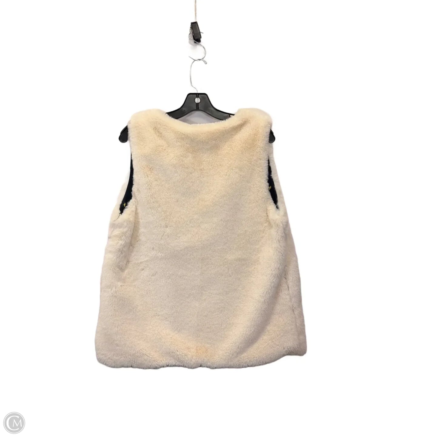 Vest Faux Fur & Sherpa By Matilda Jane In Black & Tan, Size: S