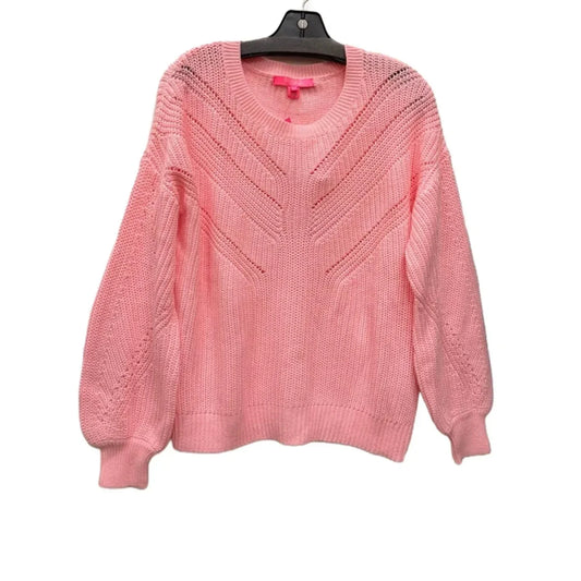 Sweater By Lilly Pulitzer In Pink, Size: L