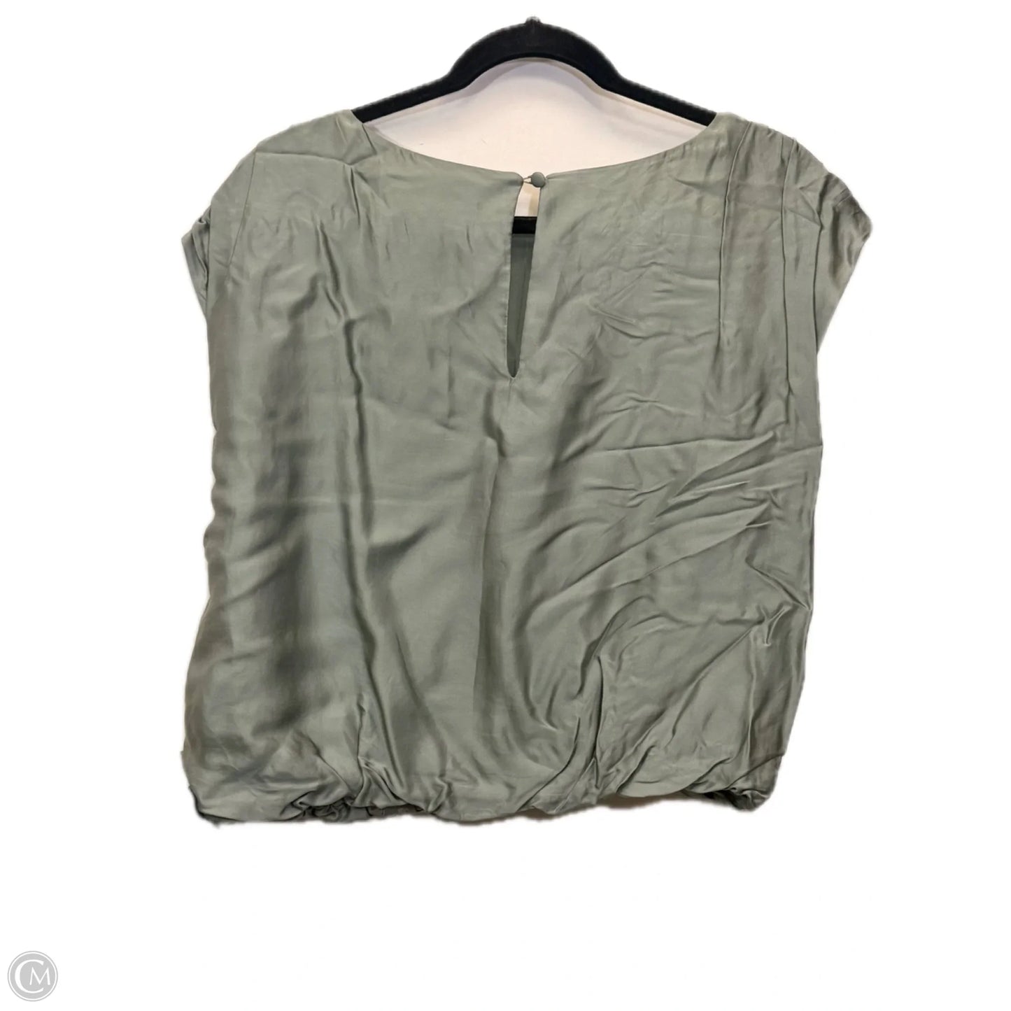 Top Short Sleeve Designer By Anthropologie In Green, Size: Xs