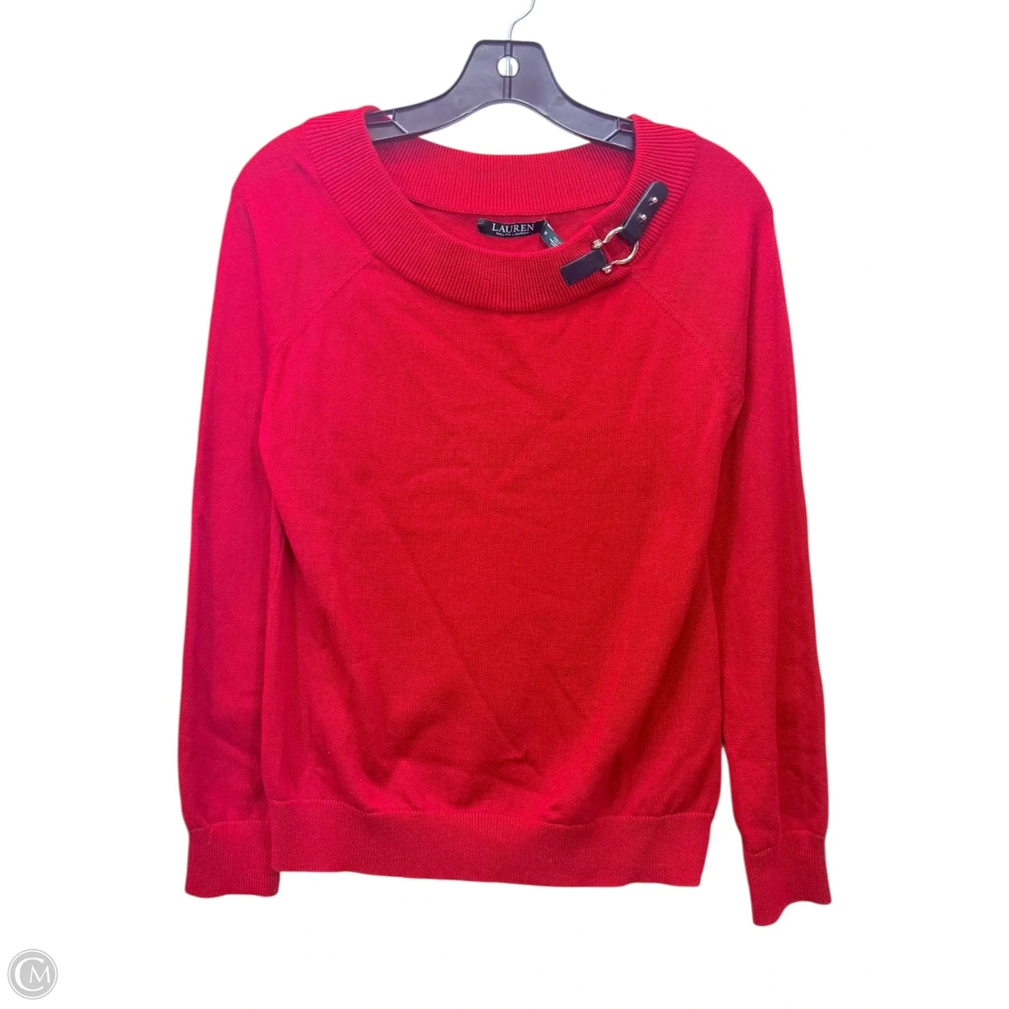 Sweater By Lauren By Ralph Lauren In Rose Gold, Size: M