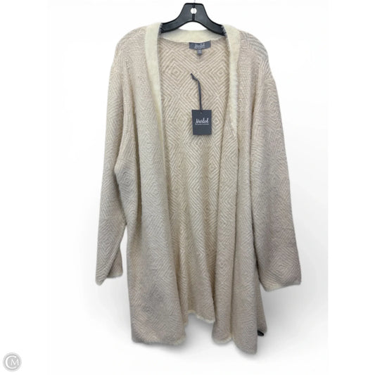 Sweater Cardigan By Marled In Tan, Size: 3x