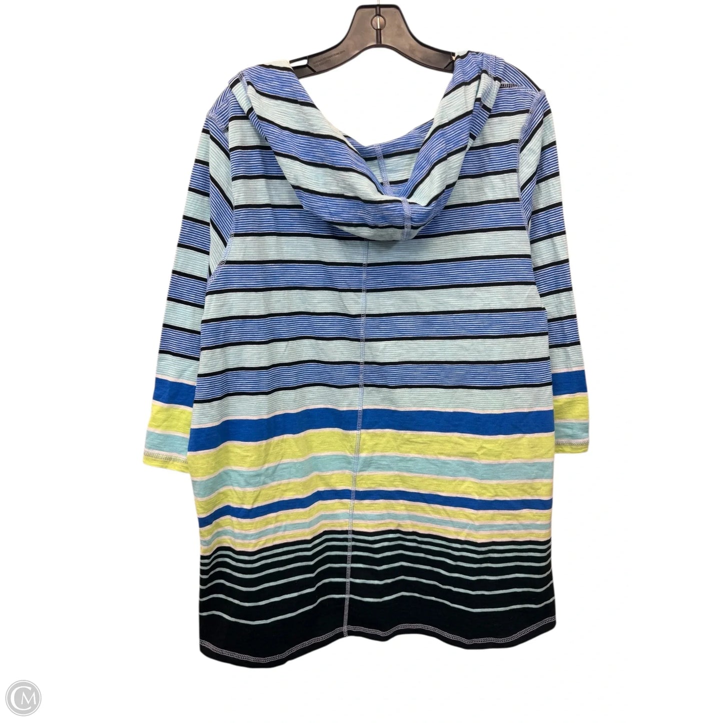 Top Long Sleeve By Avenue In Blue & Green, Size: 2x