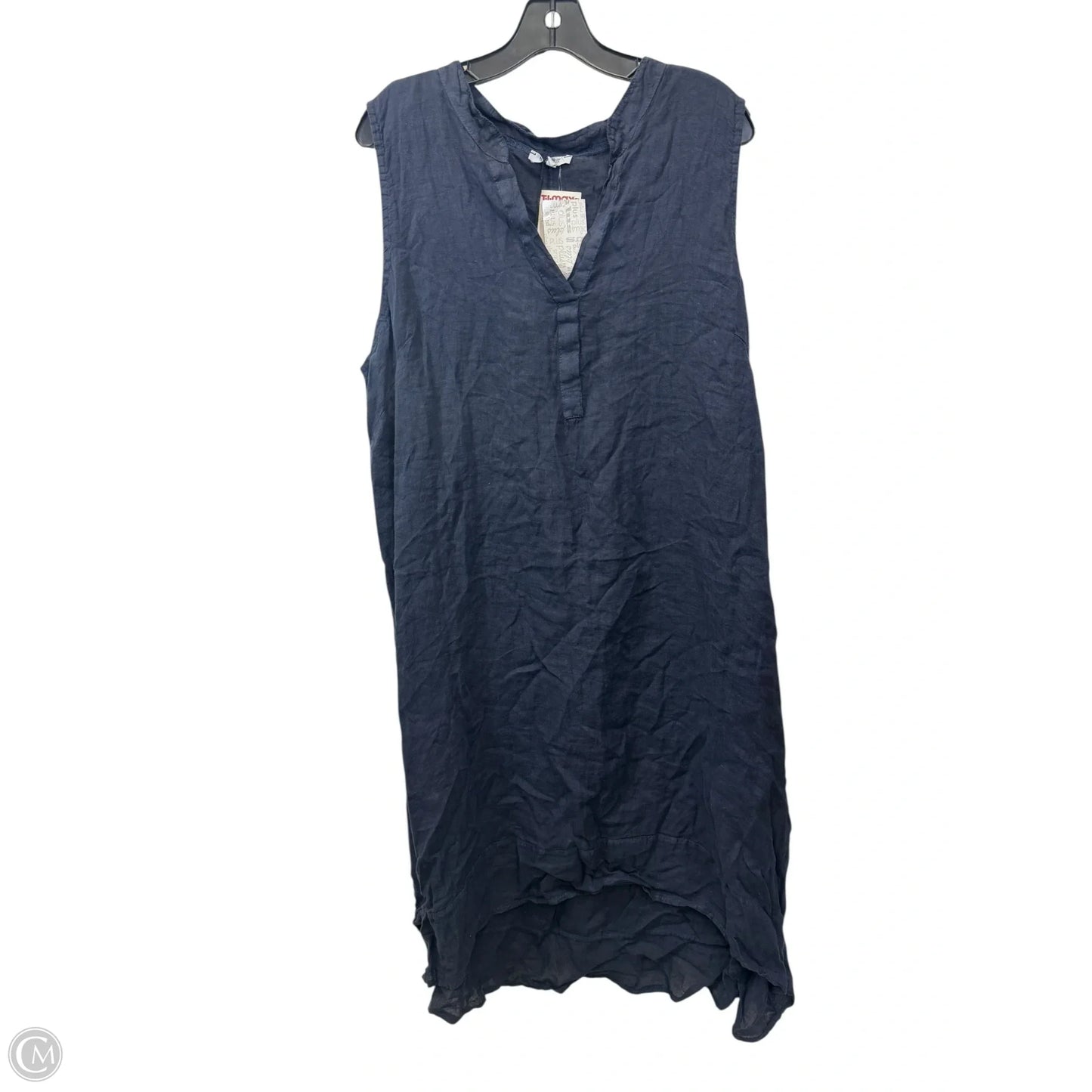 Dress Casual Midi By Rosemarie In Blue, Size: 2x