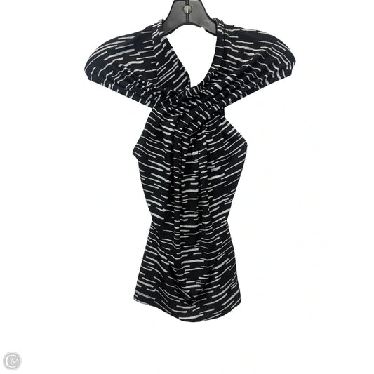 Top Sleeveless By Limited In Black & White, Size: Xs