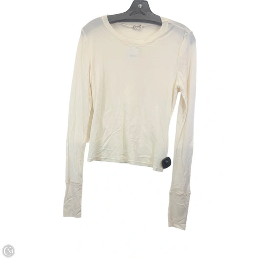 Top Long Sleeve By Free People In Tan, Size: Xl