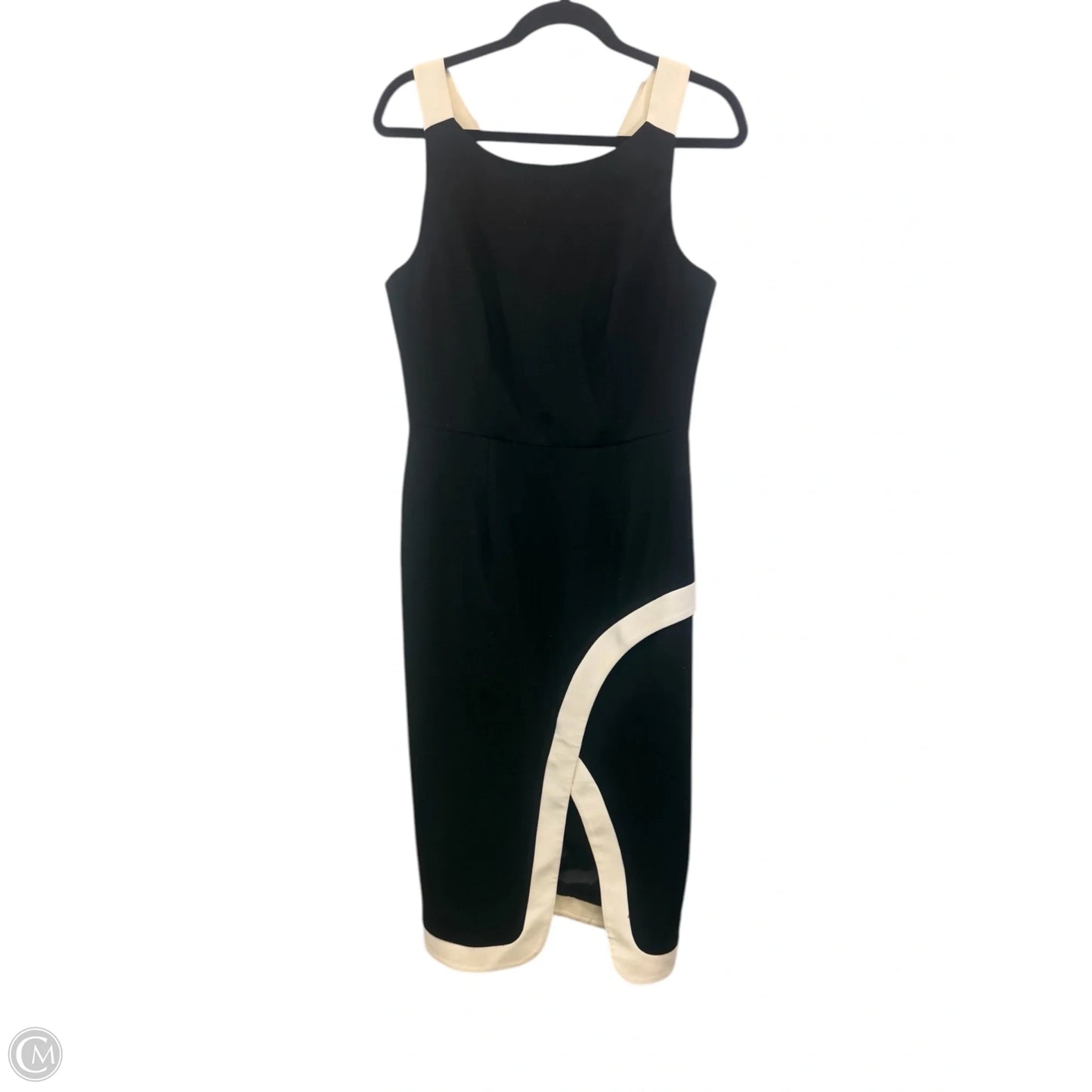 Dress Casual Maxi By Black Halo In Black & Cream, Size: M