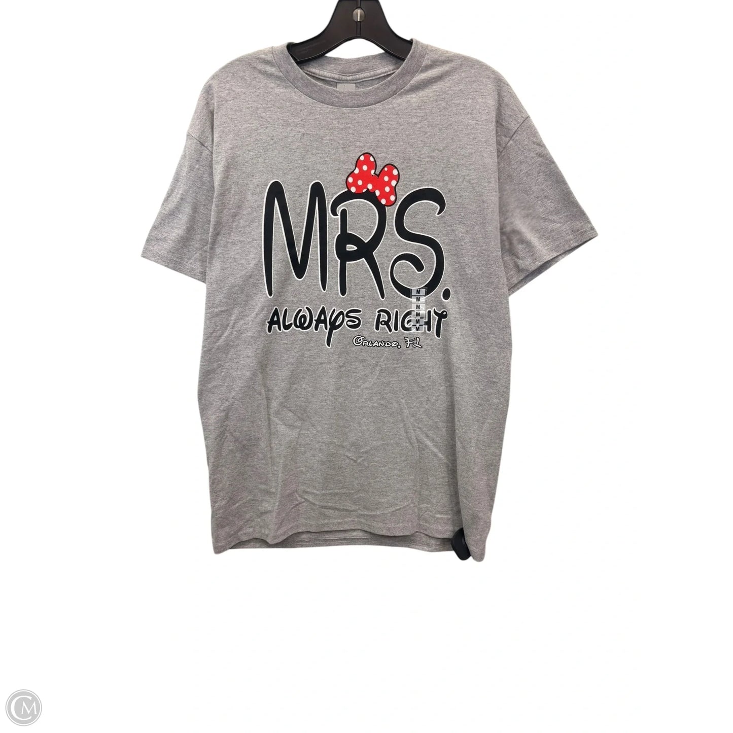 Top Short Sleeve Basic By Gildan In Grey, Size: M