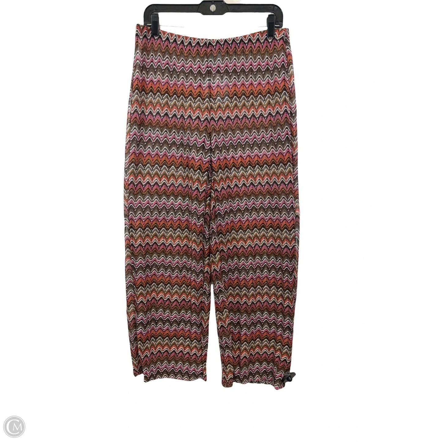 Swimwear Cover-up By Shade & Shore In Brown & Pink, Size: L