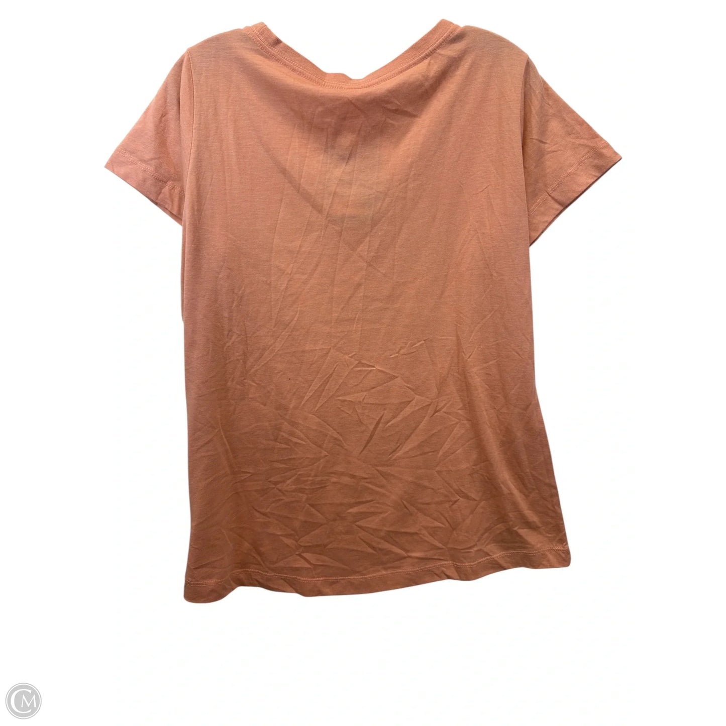 Top Short Sleeve Basic By Ouray In Peach, Size: L