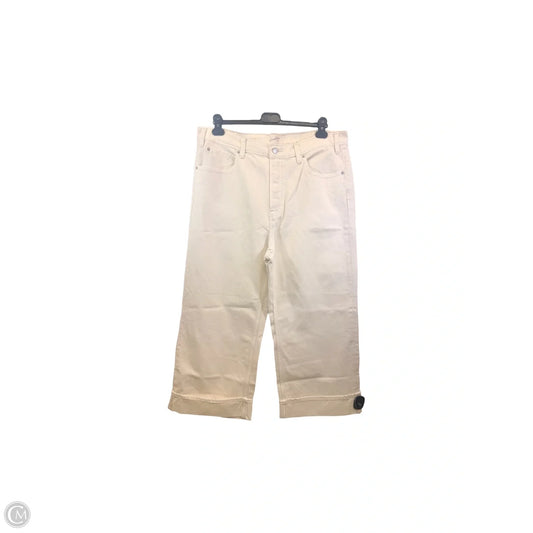 Jeans Wide Leg By Universal Thread In Tan, Size: 12
