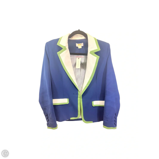 Blazer By Maeve In Blue & Green, Size: Xxs