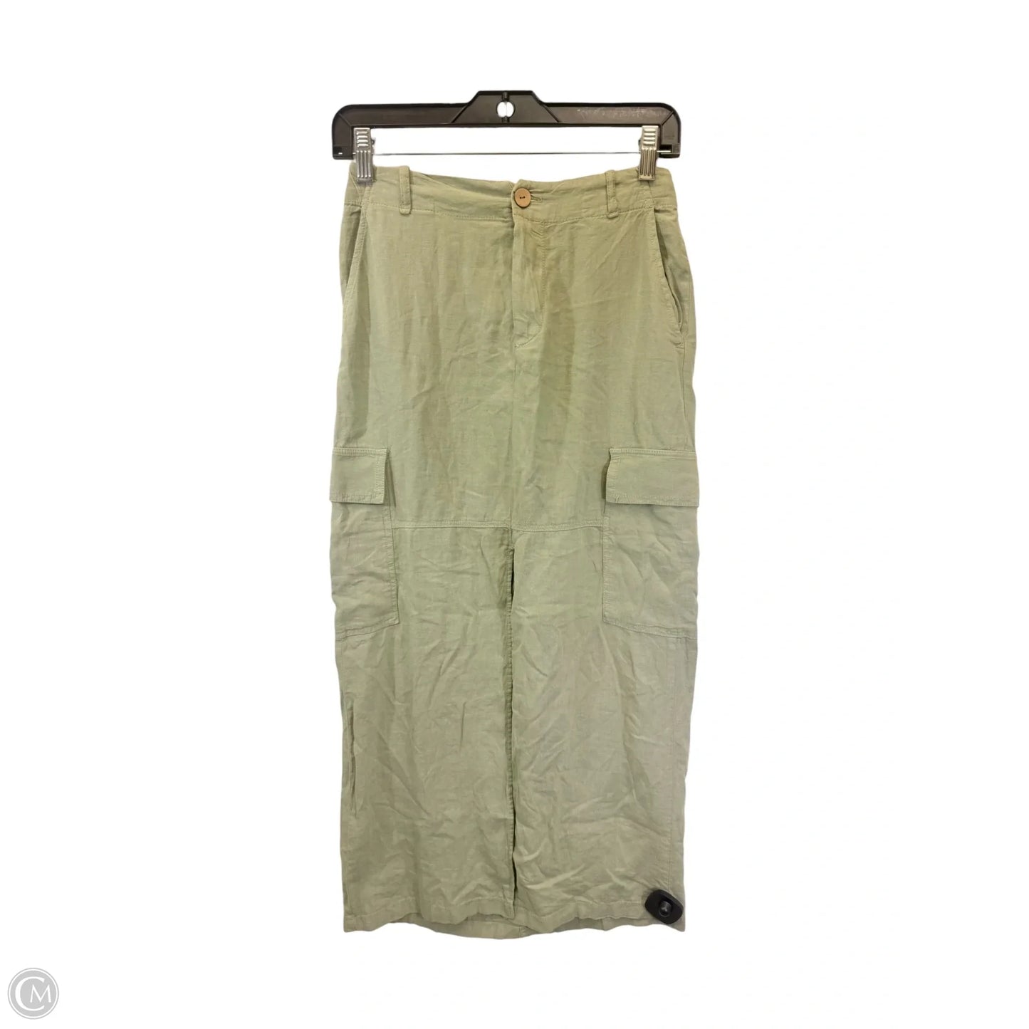 Skirt Maxi By Zara In Green, Size: Xs