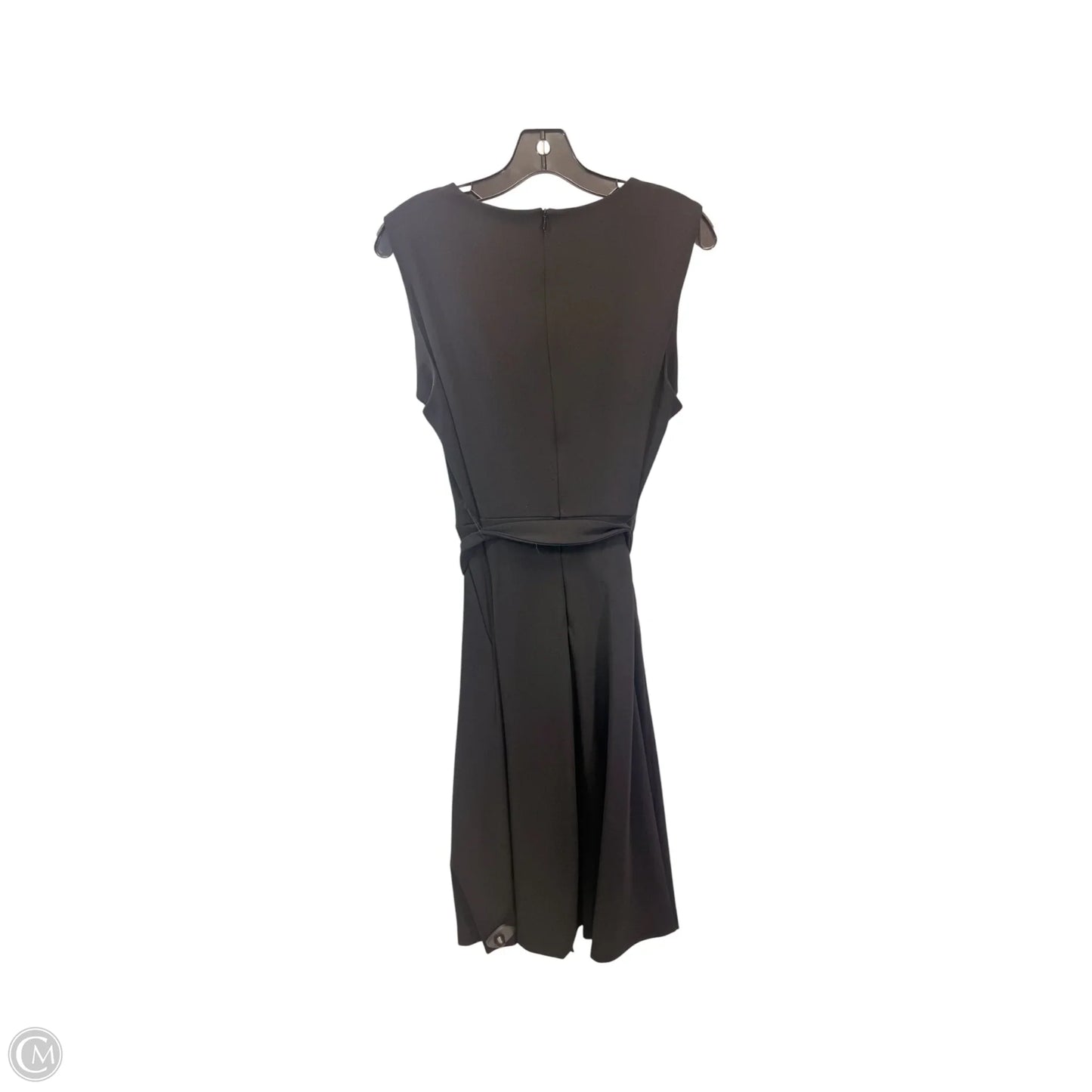 Dress Casual Midi By Calvin Klein In Black & Gold, Size: Xl