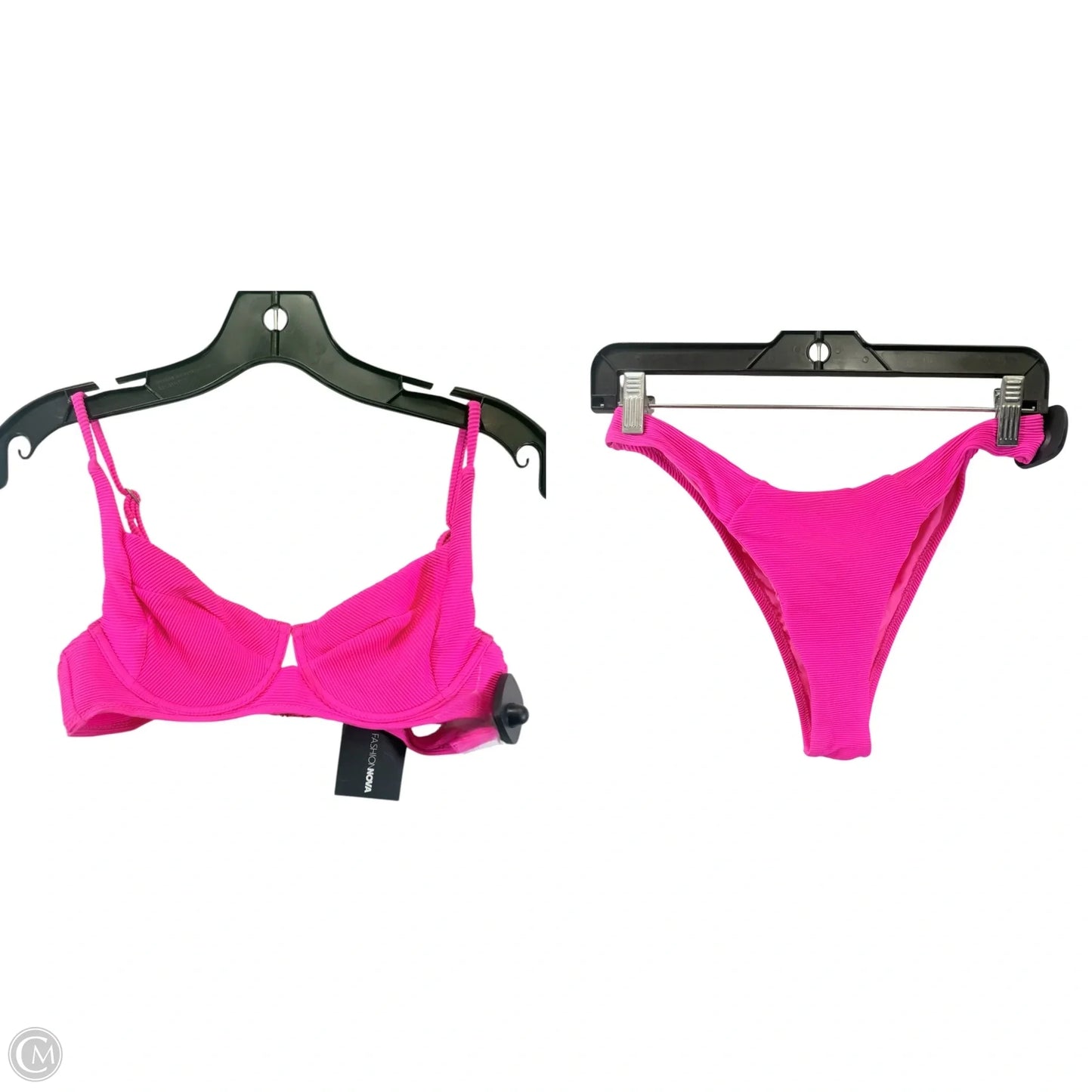 Swimsuit 2pc By Fashion Nova In Pink, Size: M