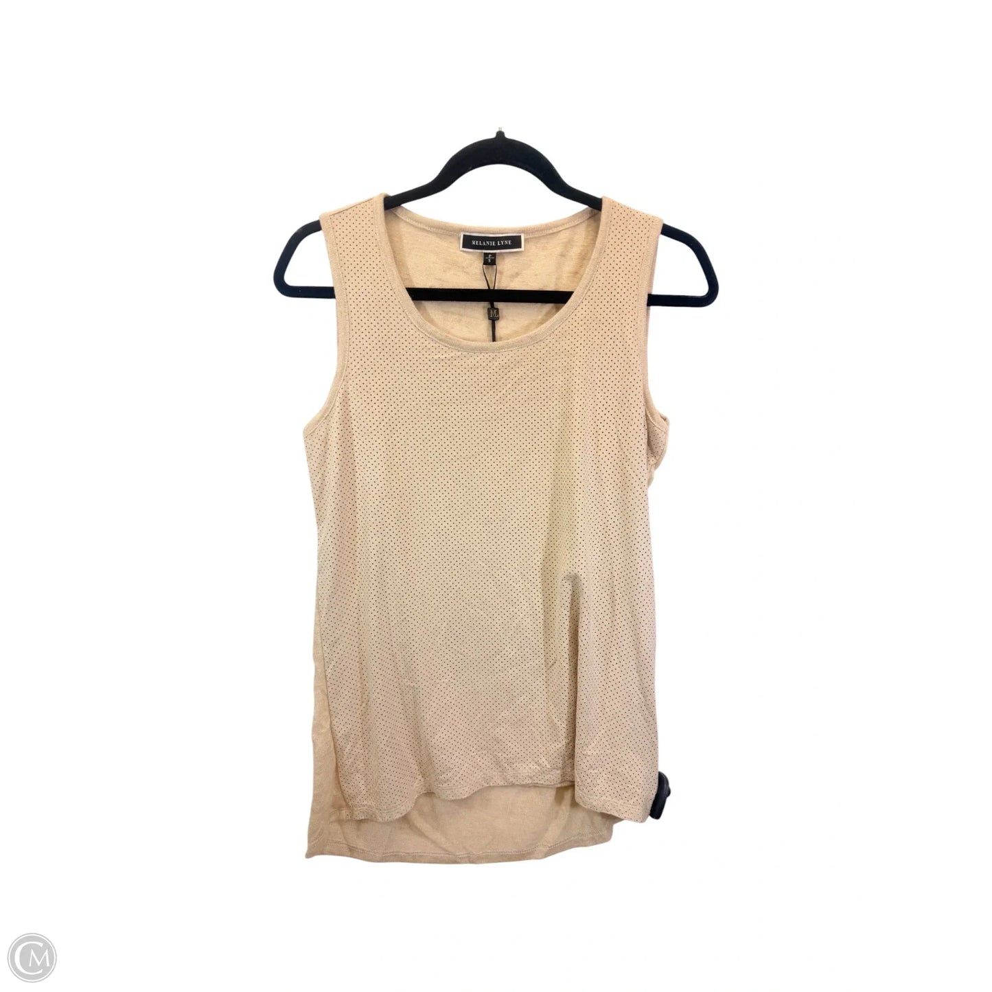 Top Sleeveless By Melanie Lyne In Tan, Size: S