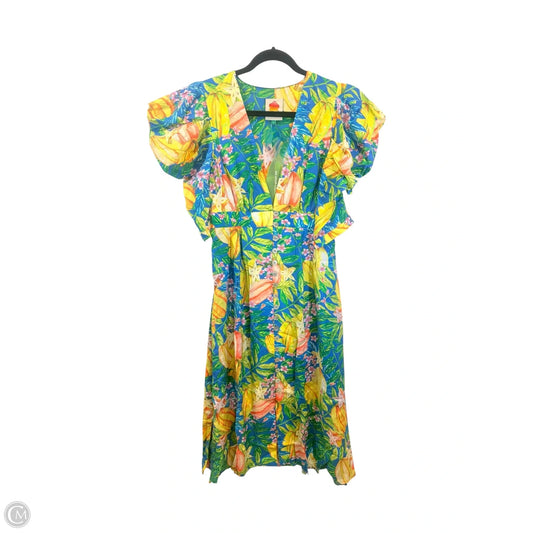Dress Casual Maxi By Farm Rio In Floral Print, Size: S