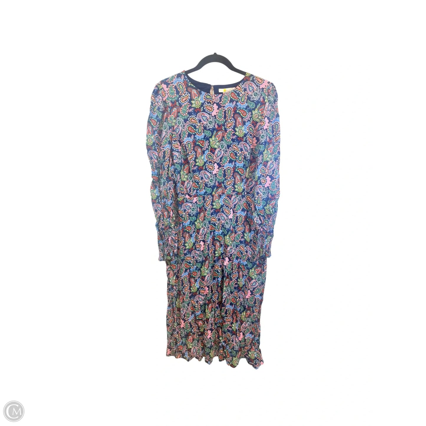 Dress Casual Midi By Boden In Floral Print, Size: 14