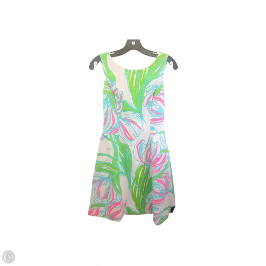 Dress Designer By Lilly Pulitzer In Blue & Green, Size: S