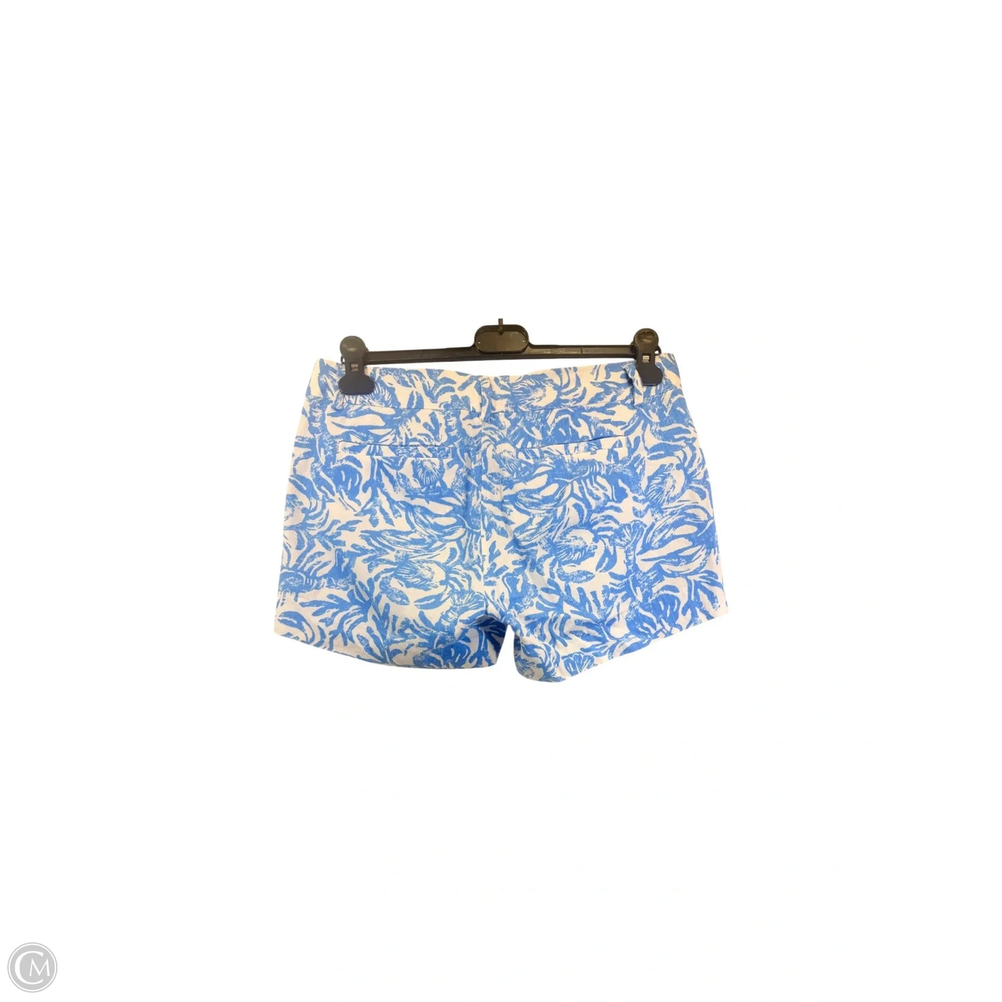 Shorts Designer By Lilly Pulitzer In Blue & White, Size: 4