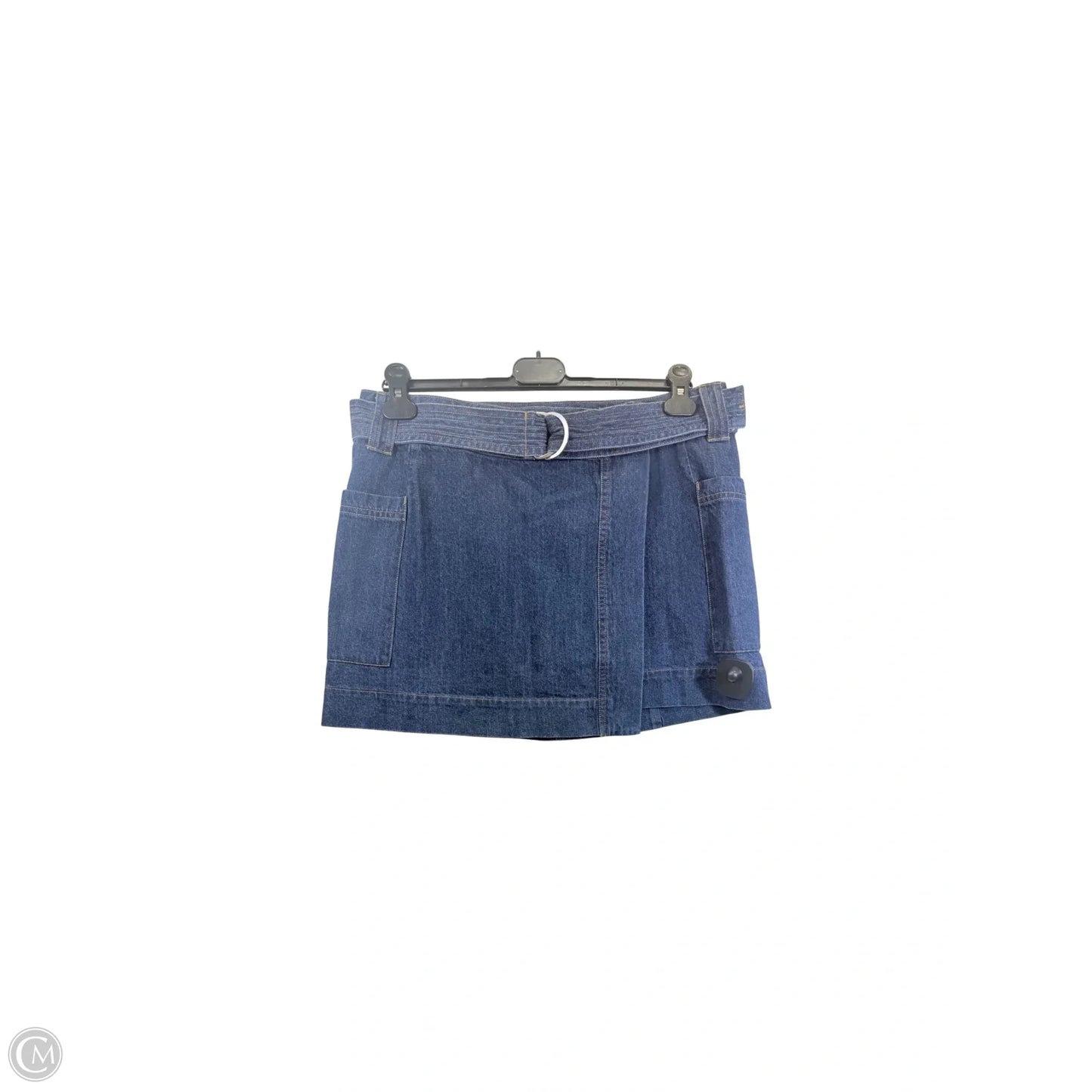 Skirt Mini & Short By Rails In Blue Denim, Size: L