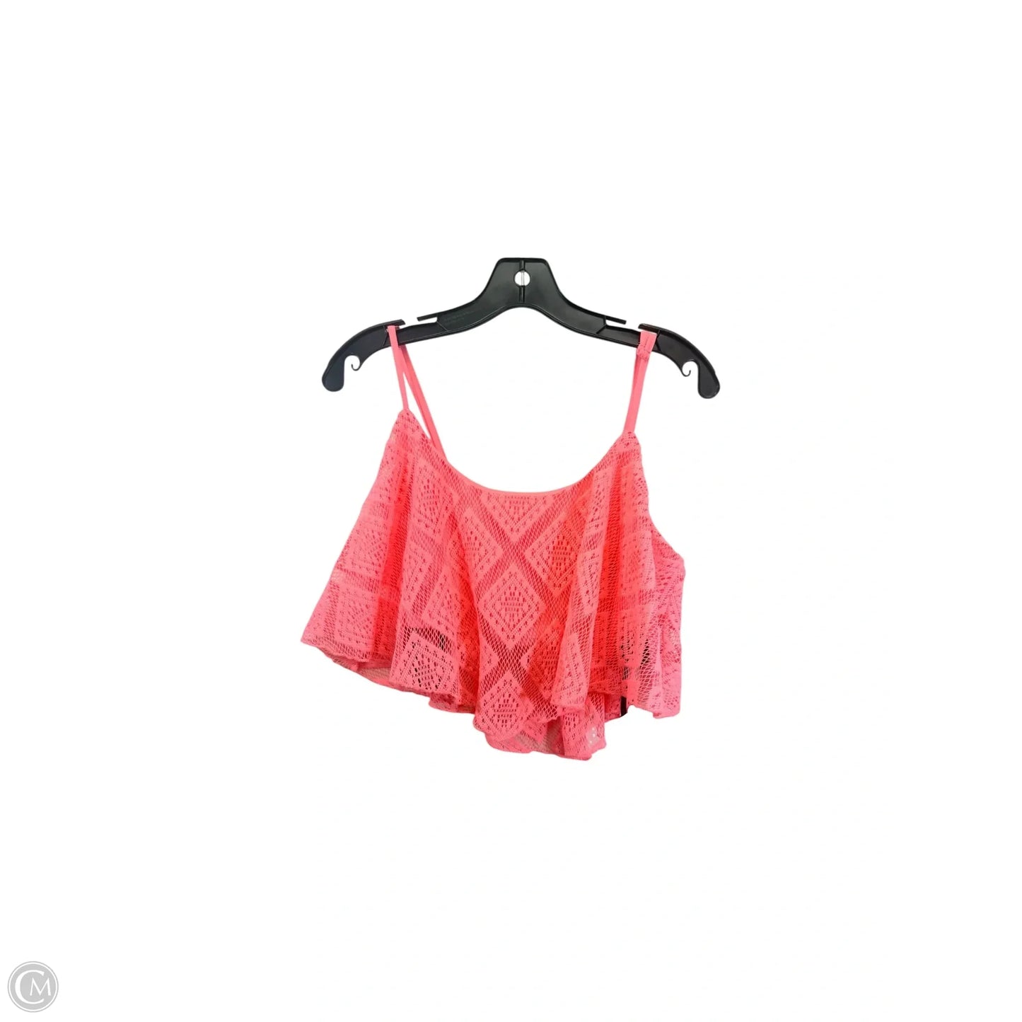 Top Sleeveless By Material Girl In Coral, Size: L