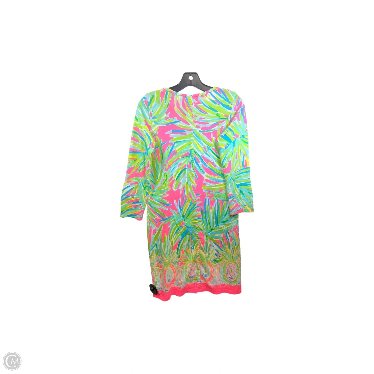 Dress Designer By Lilly Pulitzer In Green & Pink, Size: S