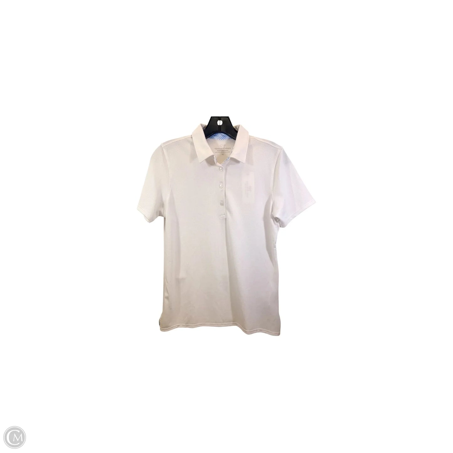 Athletic Top Short Sleeve By Vineyard Vines In White, Size: Xs