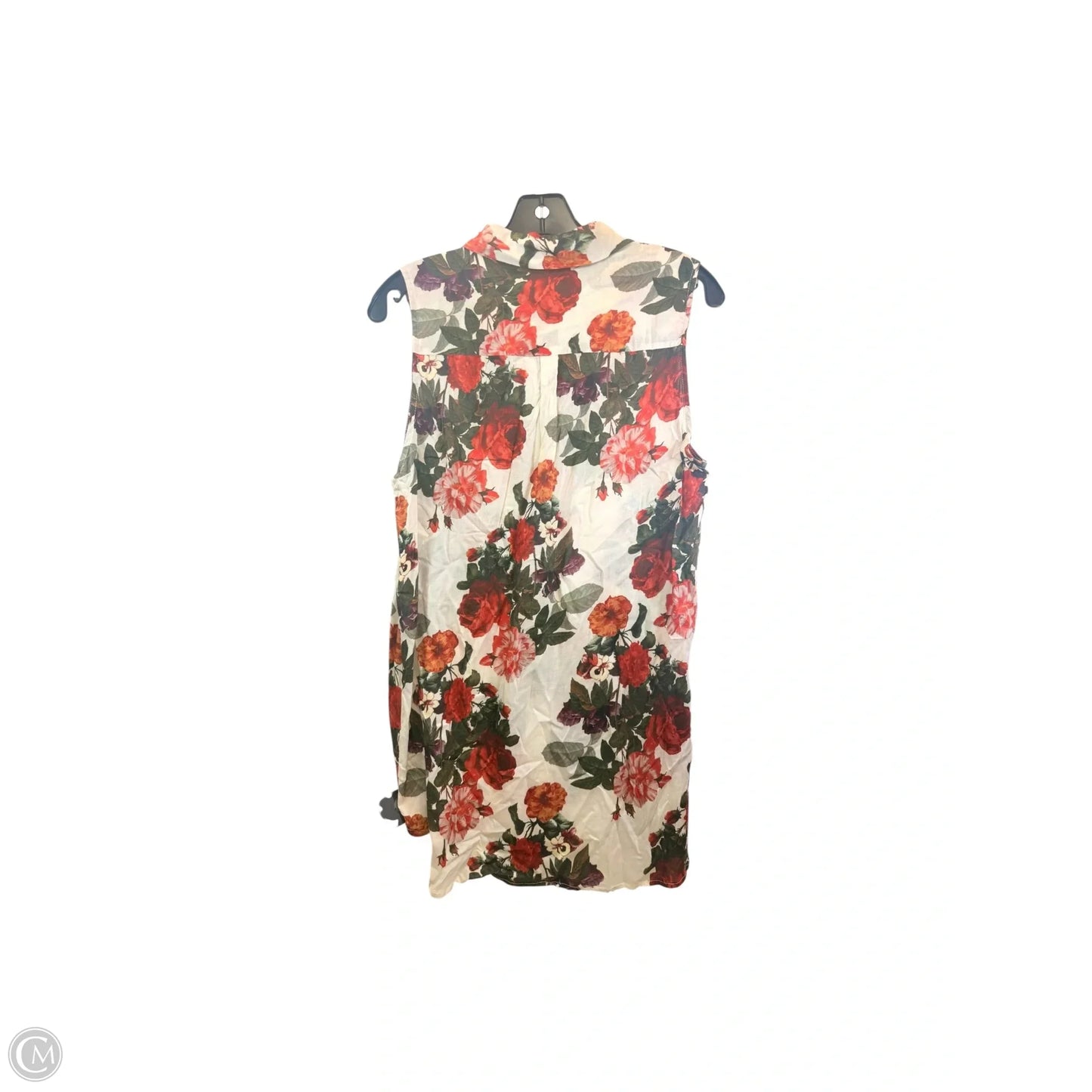 Tunic Sleeveless By Soft Surroundings In Floral Print, Size: Mp