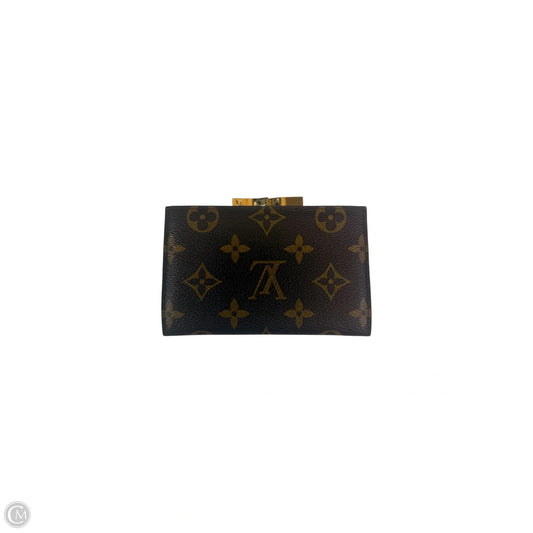 Wallet Luxury Designer By Louis Vuitton, Size: Small
