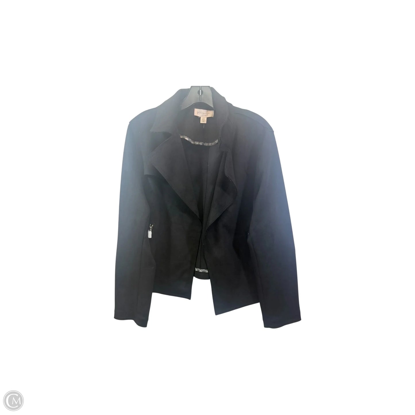 Blazer By Philosophy In Black, Size: L