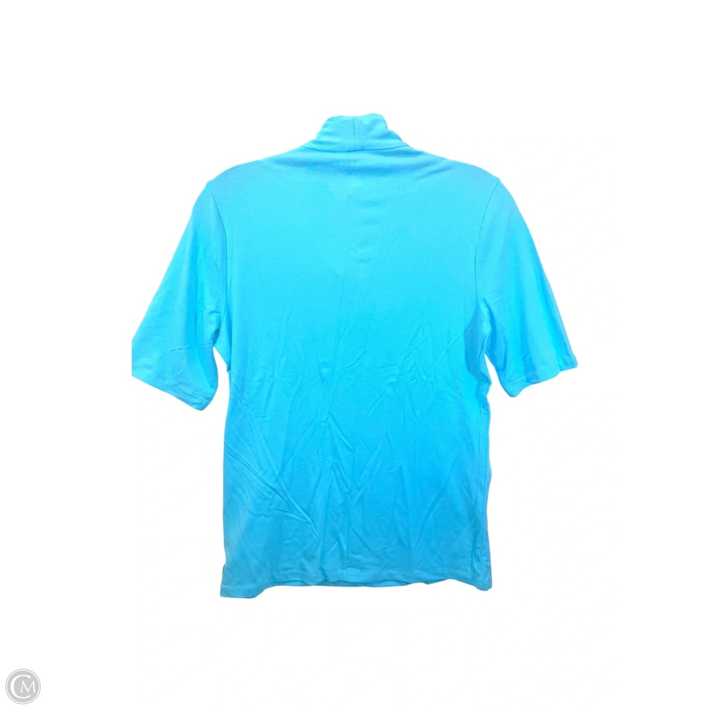 Top Short Sleeve By Talbots In Blue, Size: S