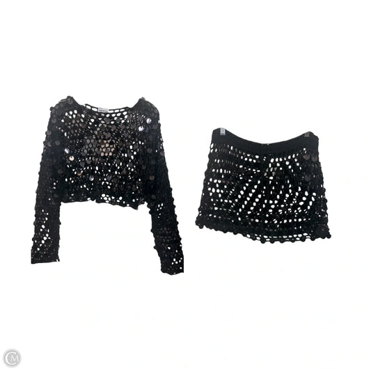 Skirt Set 2pc By Superdown In Black, Size: L