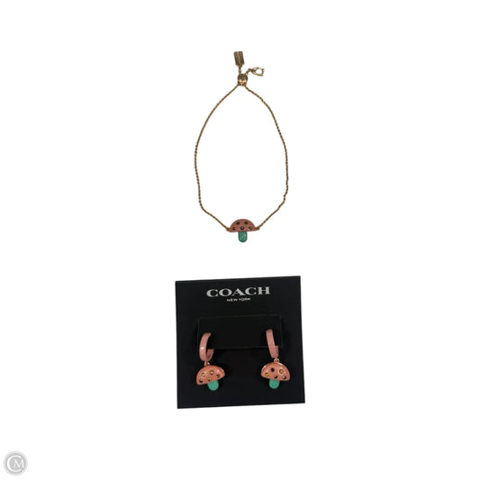 Bracelet Set Designer By Coach, Size: 03 Piece Set
