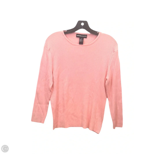 Top Long Sleeve By Norton Mcnaughton In Pink, Size: Xl