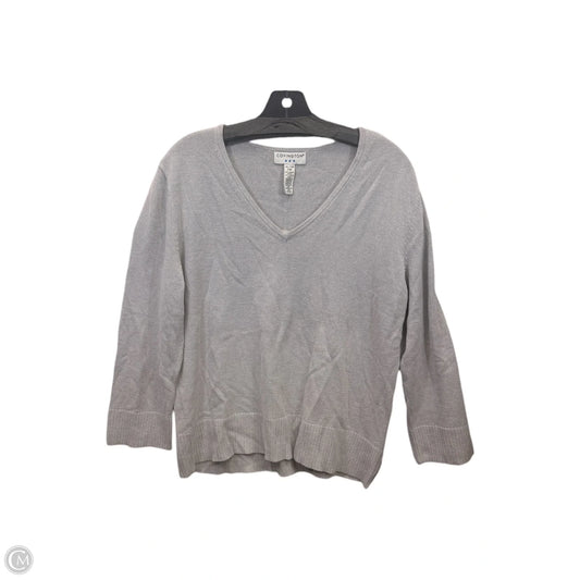 Top Long Sleeve By Covington In Grey, Size: Xl