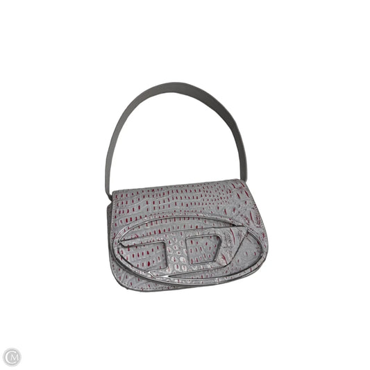 1DR Crocodile -EmbossedHandbag By Diesel, Size: Small