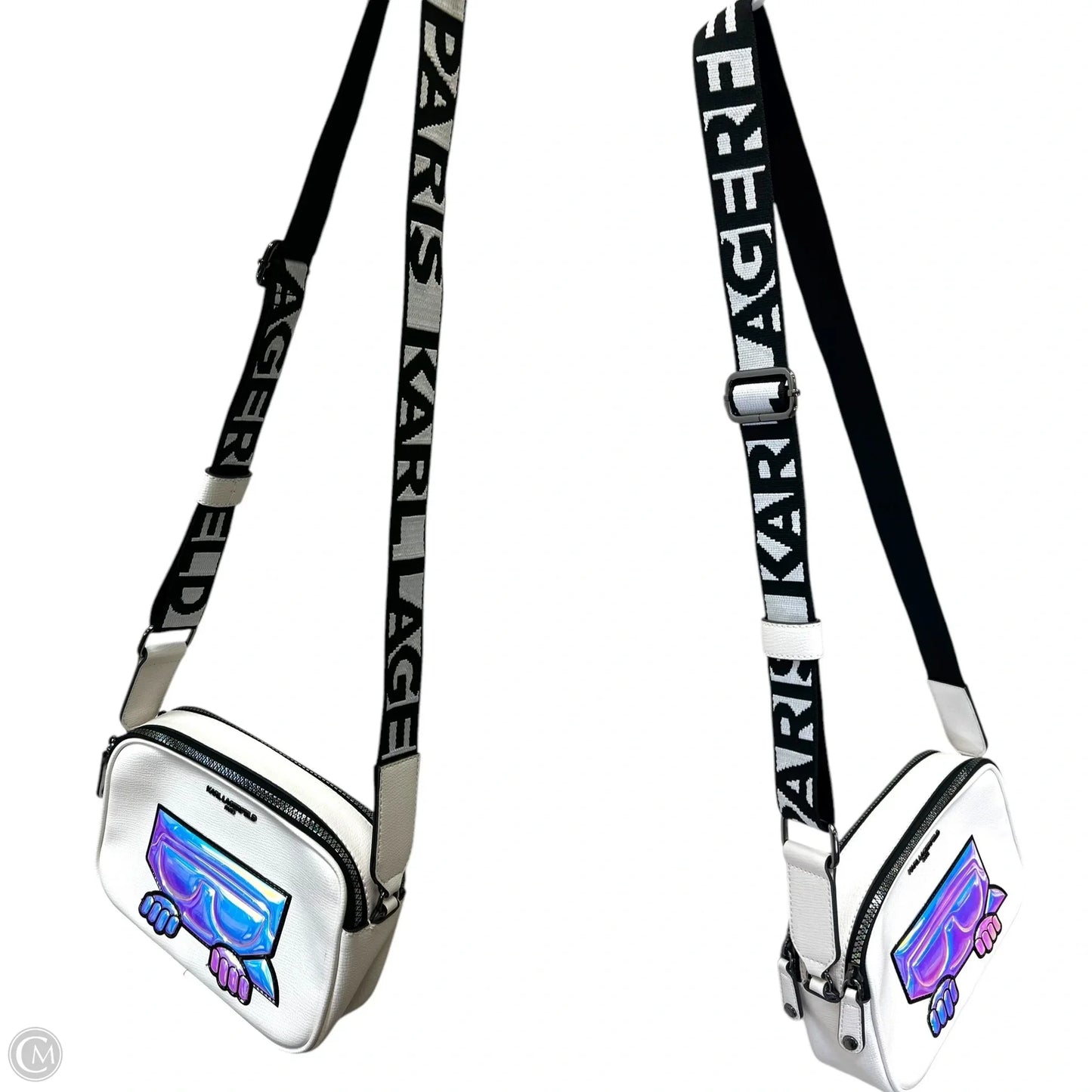 Crossbody Designer By Karl Lagerfeld, Size: Small