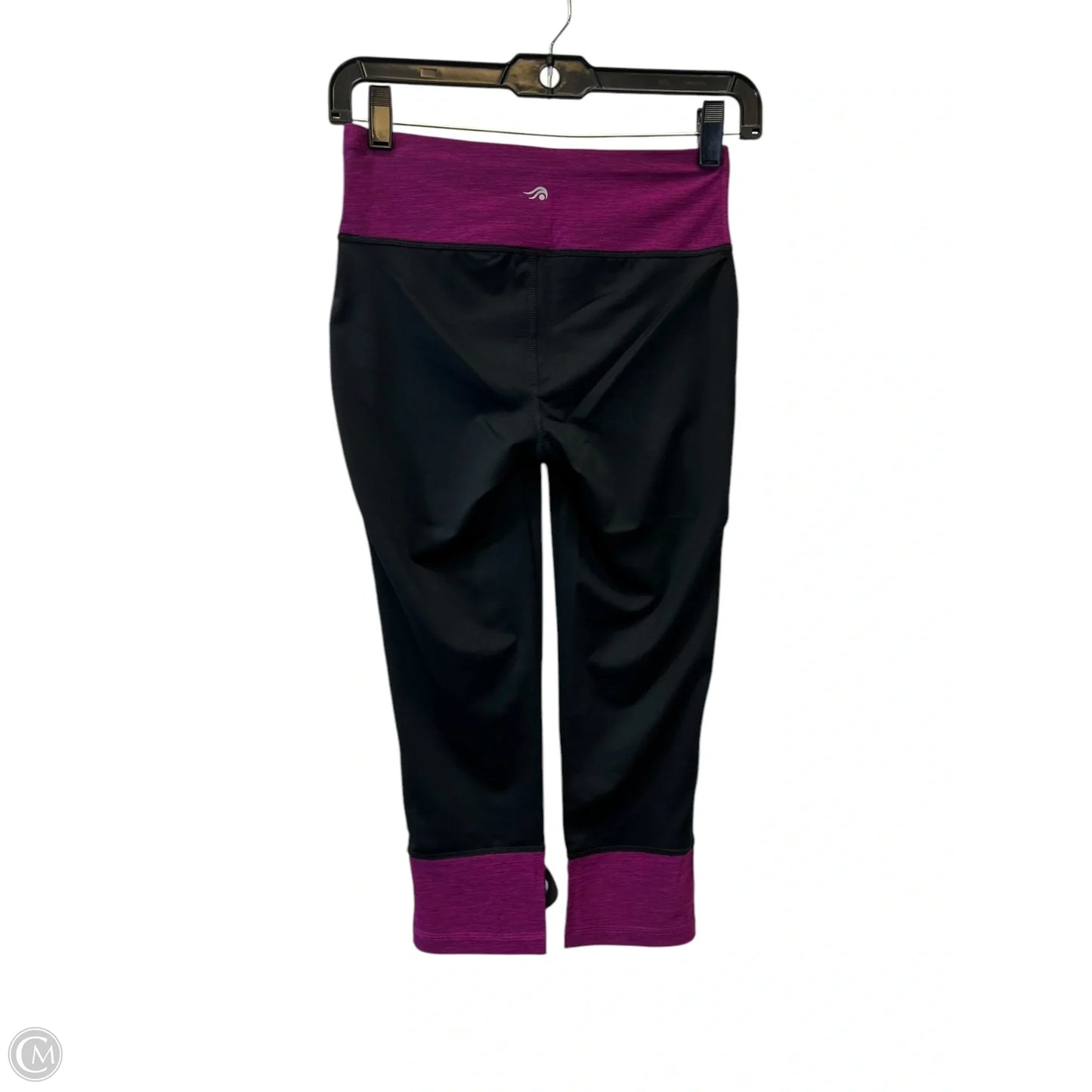 Athletic Capris By Ideology In Black & Purple, Size: Xs
