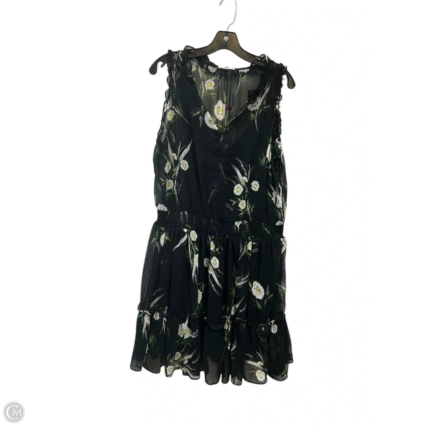 Dress Casual Midi By Maurices In Floral Print, Size: L