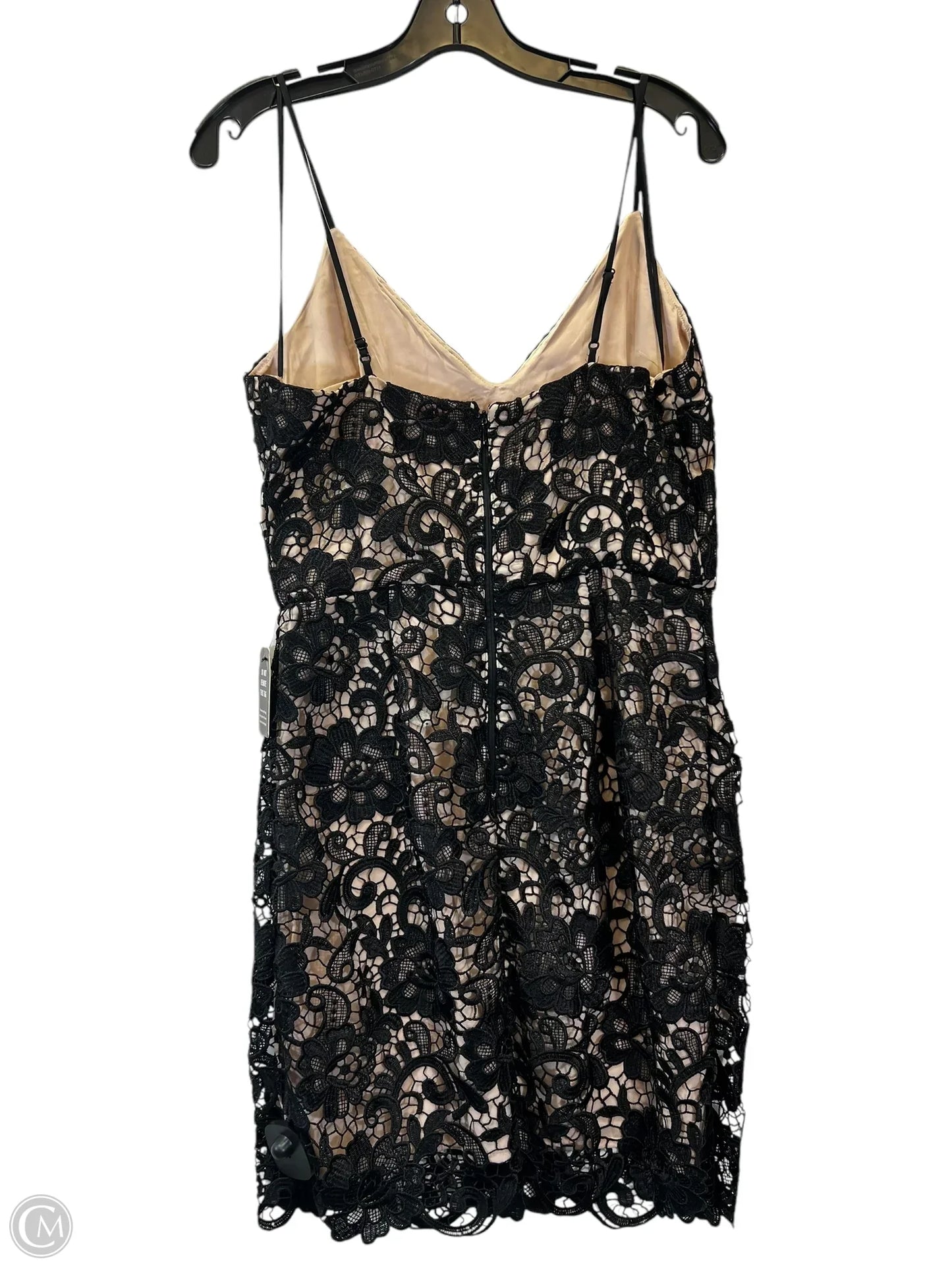 Dress Party Midi By Express In Black & Tan, Size: M